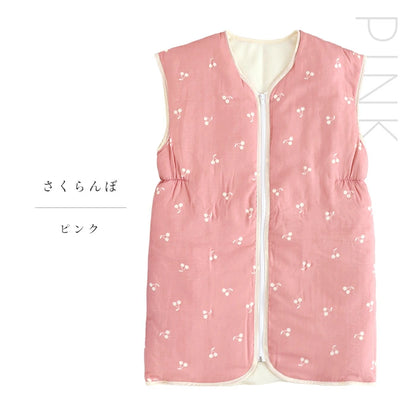 日本直送 羽絨背心睡袋 80-130cm 男童款/女童款 秋冬季 睡袋系列