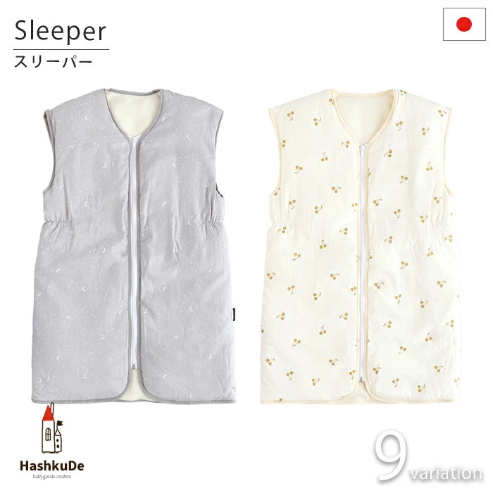 日本直送 羽絨背心睡袋 80-130cm 男童款/女童款 秋冬季 睡袋系列