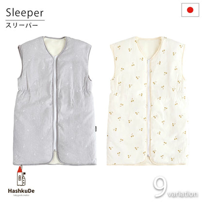 日本直送 羽絨背心睡袋 80-130cm 男童款/女童款 秋冬季 睡袋系列