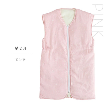 日本直送 羽絨背心睡袋 80-130cm 男童款/女童款 秋冬季 睡袋系列