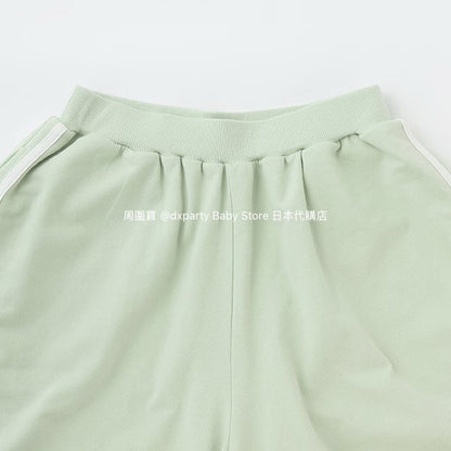 Lovetoxic Japanese Children's Clothing Two-Piece Sports Set (140-170cm) Girls Summer TOPS PANTS 