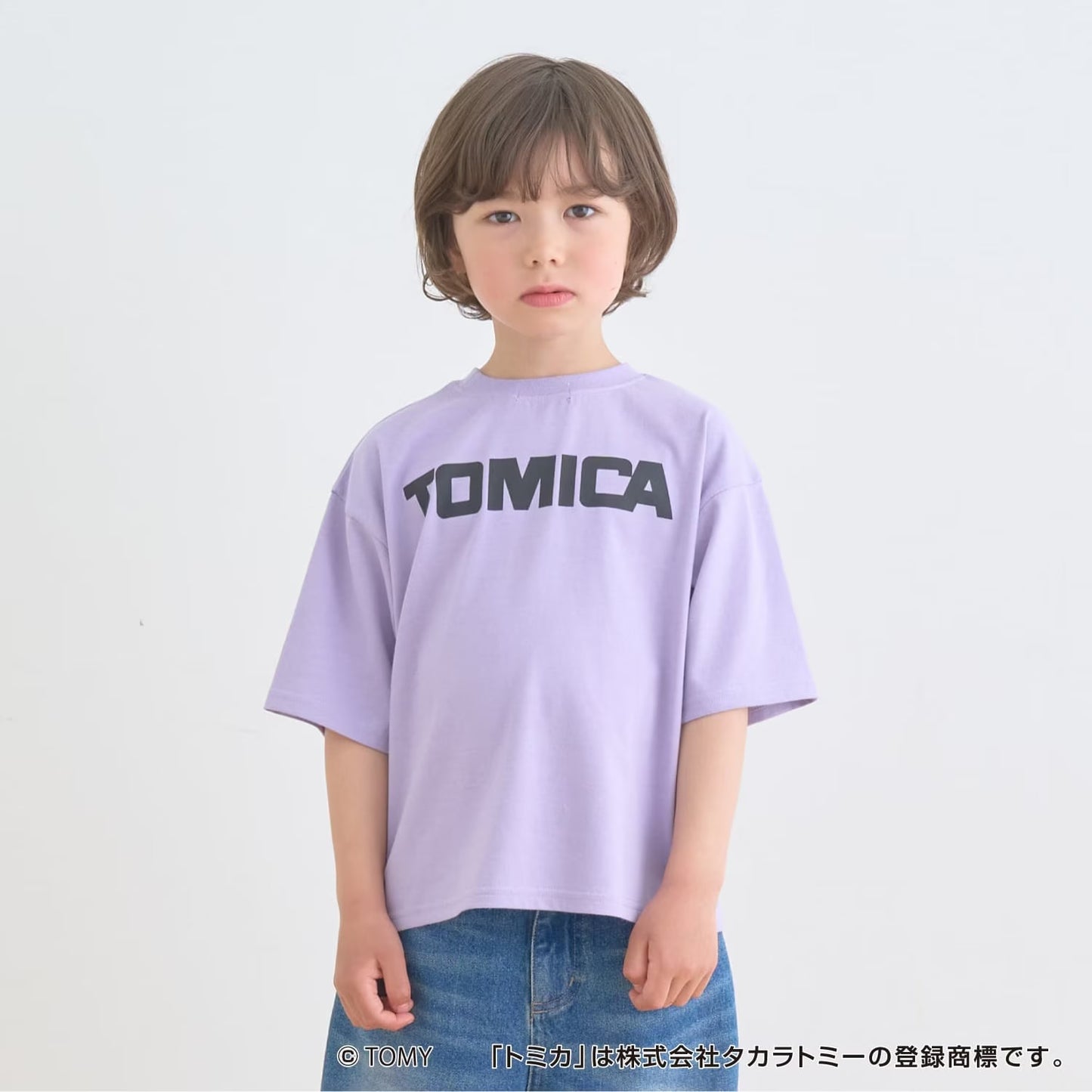 日本童裝 b・R# x Tomica 防污系列 速乾系列 防UV 2Way 前後兩著 印花上衣 90-130cm 男童款 夏季 TOPS