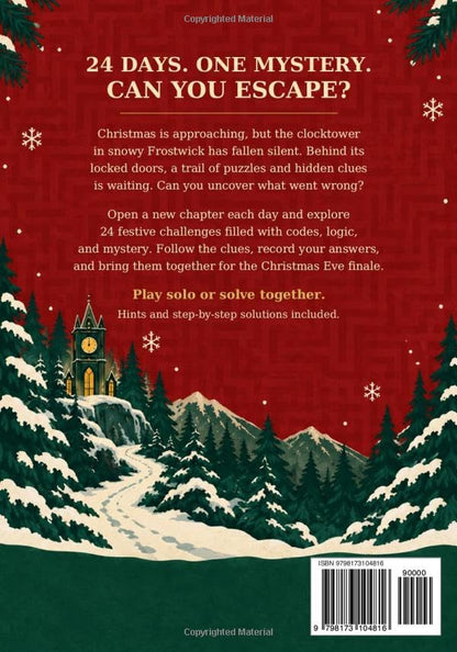 日英美直送 Escape Room Book Advent Calendar 聖誕倒數日曆 大人款/兒童款 聖誕快樂特輯 不參與$900免運 滿$900可加$25免運到順豐站/智能櫃 Christmas Advent Calendars 2026