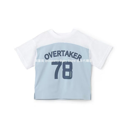Japanese children's clothing mini#ML mesh sports top 100-140cm boys/girls summer TOPS 