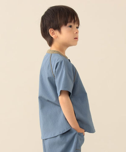 日本童裝 BE#AMS mini 水陸兩用 吸水速乾 襯衫 90-140cm 男童款 夏季 PANTS 夏日玩水泳衣特輯
