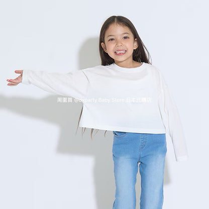 Japanese children's clothing Ly# mine thin top and camisole set 100-150cm girls summer TOPS 