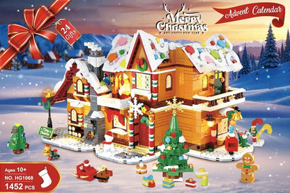英美直送 LED Gingerbread House Mini Building Set 聖誕倒數日曆 大人款/兒童款 聖誕快樂特輯 聖誕倒數日曆A 不參與$900免運 滿$900可加$25免運 Christmas Advent Calendars 2025