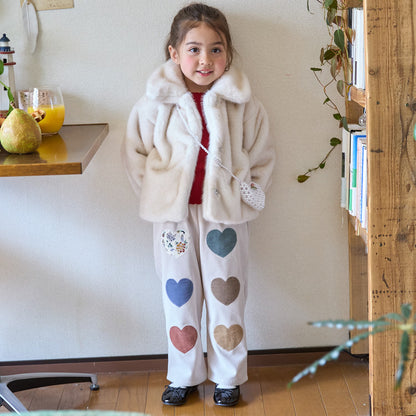 日本童裝 pe#main 人造毛皮外套 80-130cm 女童款 冬季 (適合香港平均溫度、寒冷天氣）OUTERWEAR