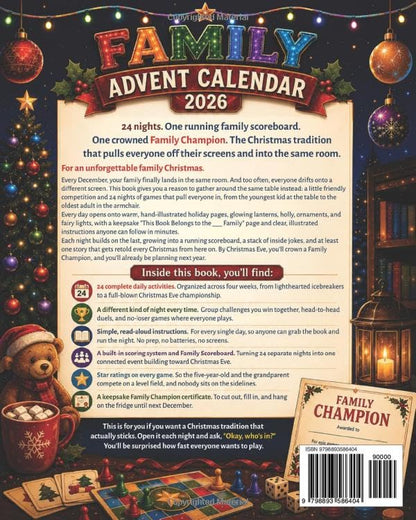 日英美直送 Family Games Competitions Book Advent Calendar 聖誕倒數日曆 大人款/兒童款 聖誕快樂特輯 不參與$900免運 滿$900可加$25免運到順豐站/智能櫃 Christmas Advent Calendars 2026