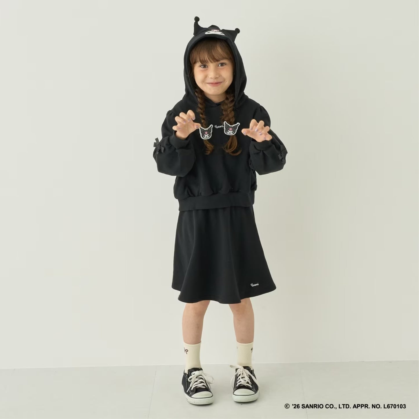 Japanese children's clothing Ly# mine tank top and shorts set 100-150cm girls summer TOPS PANTS 