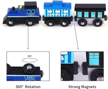 英美直送 12 Days Wooden Train Cars Magnetic Train Sets 聖誕倒數日曆 兒童款 聖誕快樂特輯 聖誕倒數日曆A 不參與$900免運 滿$900可加$25免運 Christmas Advent Calendars 2025