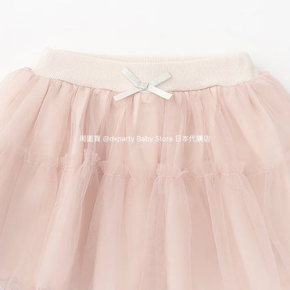 Japanese children's clothing pe#main contact cold fake two-piece five-point long skirt pants 80-130cm girls summer SKIRTS PANTS 