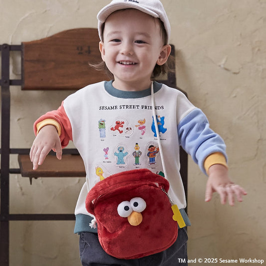 日本直送 pe#main x SESAME STREET 芝麻街毛毛斜孭袋 包系列 其他品牌