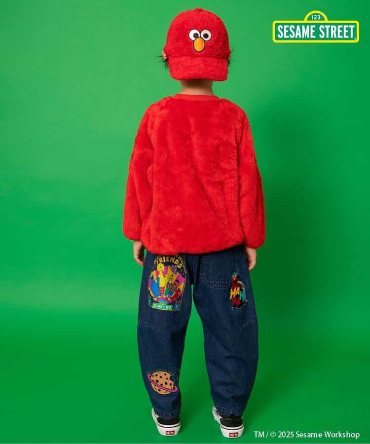 日本童裝 BREEZE x Sesame Street 毛毛上衣 80-140cm 男童款/女童款 冬季 TOPS