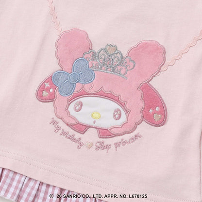 日本童裝 Slap Slip x Sanrio 翻領荷葉邊上衣 80-130cm 女童款 秋季 TOPS 其他品牌童裝