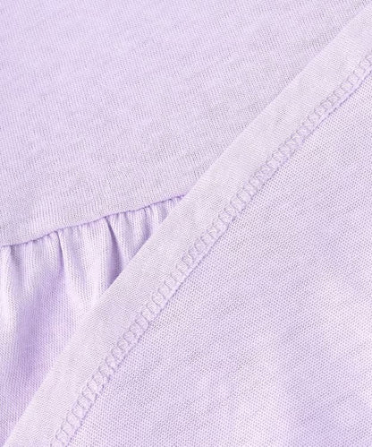日本童裝 aF#a325 接觸冷感 小飛袖上衣 90-150cm 女童款 夏季 TOPS
