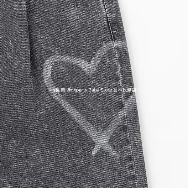 Lovetoxic Japanese children's clothing dark pattern jeans 140-170cm girls summer PANTS 