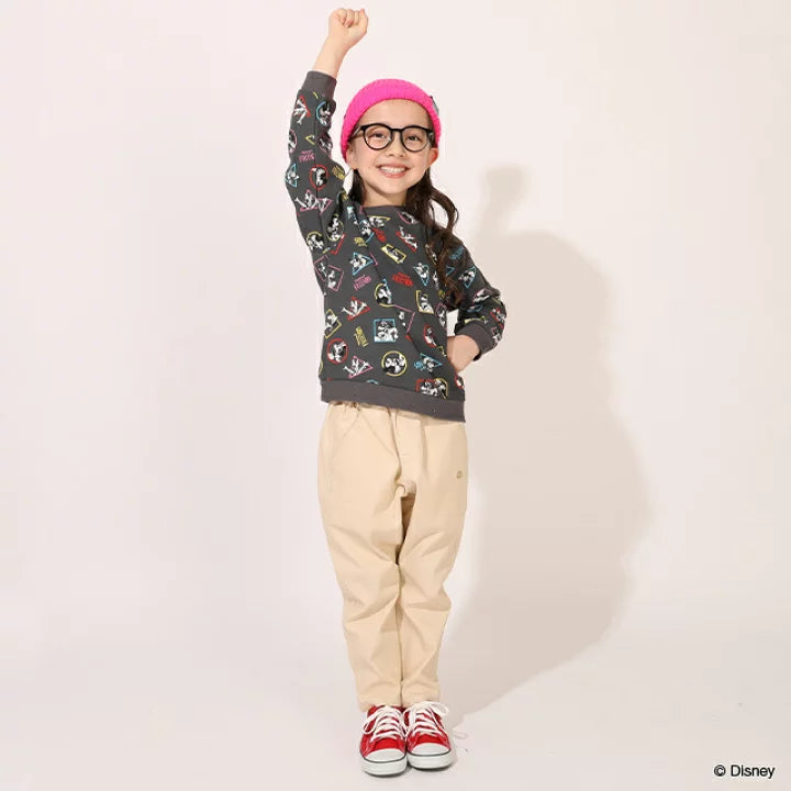 日本童裝 BDL x Disney 親子裝 印花衛衣 90-150cm 男童款/女童款 秋季 TOPS