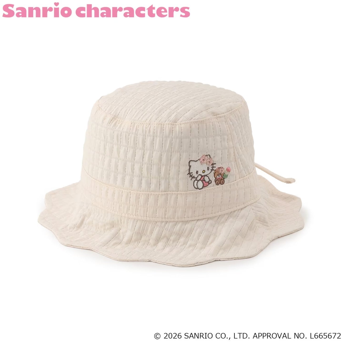 日本直送 pe#main x 【Sanrio】漁夫帽 50-54cm 帽系列