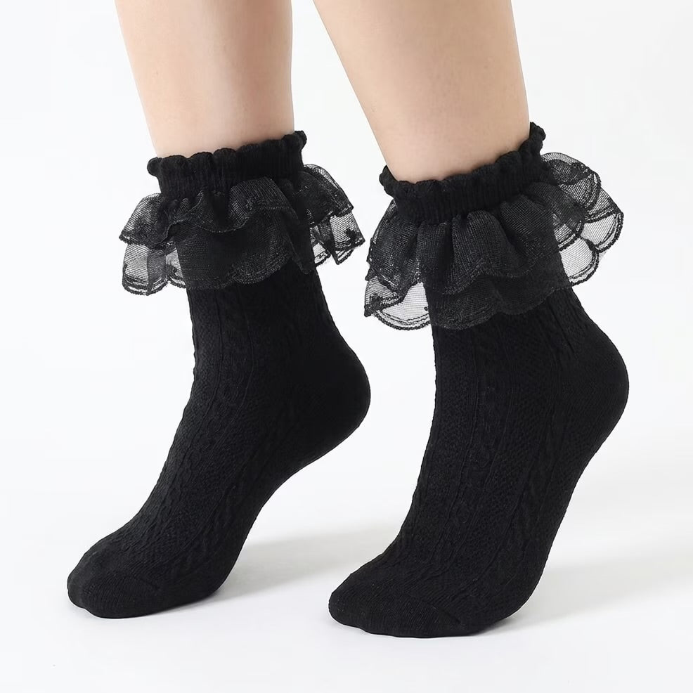 日本直送 Ly# mine 襪一對 17-21cm 襪系列