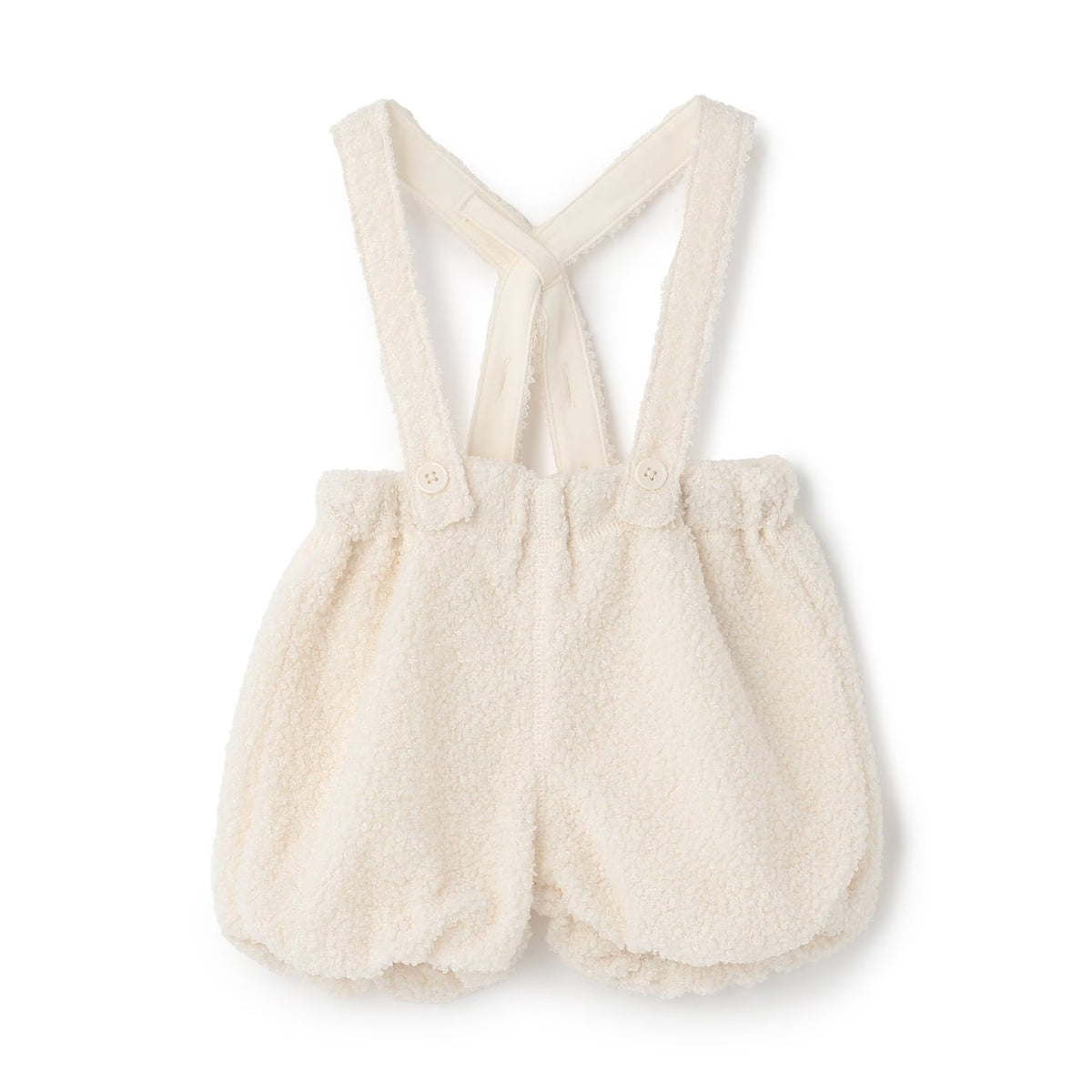 日本童裝 pe#main x Monchhichi 毛毛吊帶短褲 50-80cm 男童款/女童款 初生嬰兒 秋季 Jumpsuit PANTS