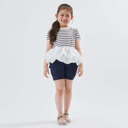 Japanese children's clothing Ly# mine tank top and shorts set 100-150cm girls summer TOPS PANTS 