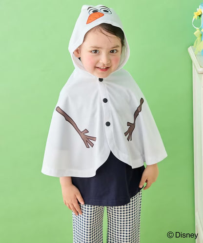 日本童裝 aF#a325 x Disney FROZEN 防UV 接觸冷感 披肩 100-140cm 男童款/女童款 夏季 OUTERWEAR