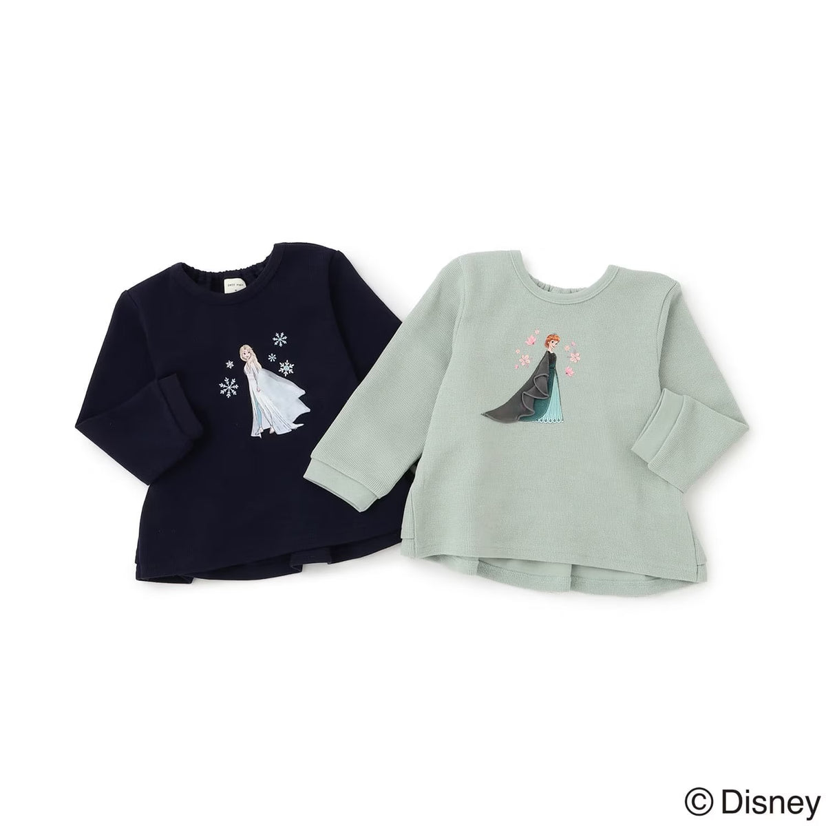 日本童裝 pe#main x Disney Princess 公主印花衛衣 90-130cm 女童款 秋季 TOPS