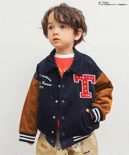 日本童裝 BREEZE x TOMICA 夾棉翻貨外套 80-130cm 男童款 冬季 (適合初秋、香港平均溫度、寒冷天氣）OUTERWEAR