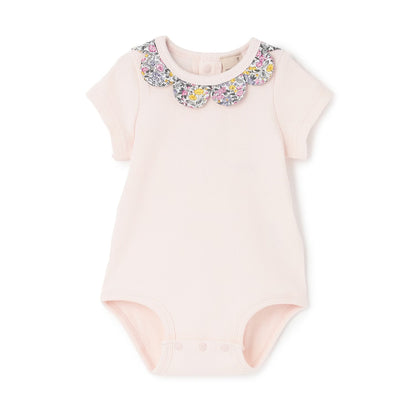 日本童裝 pe#main 碎花領連衣70-80cm 女童款 初生嬰兒 夏季 Jumpsuit