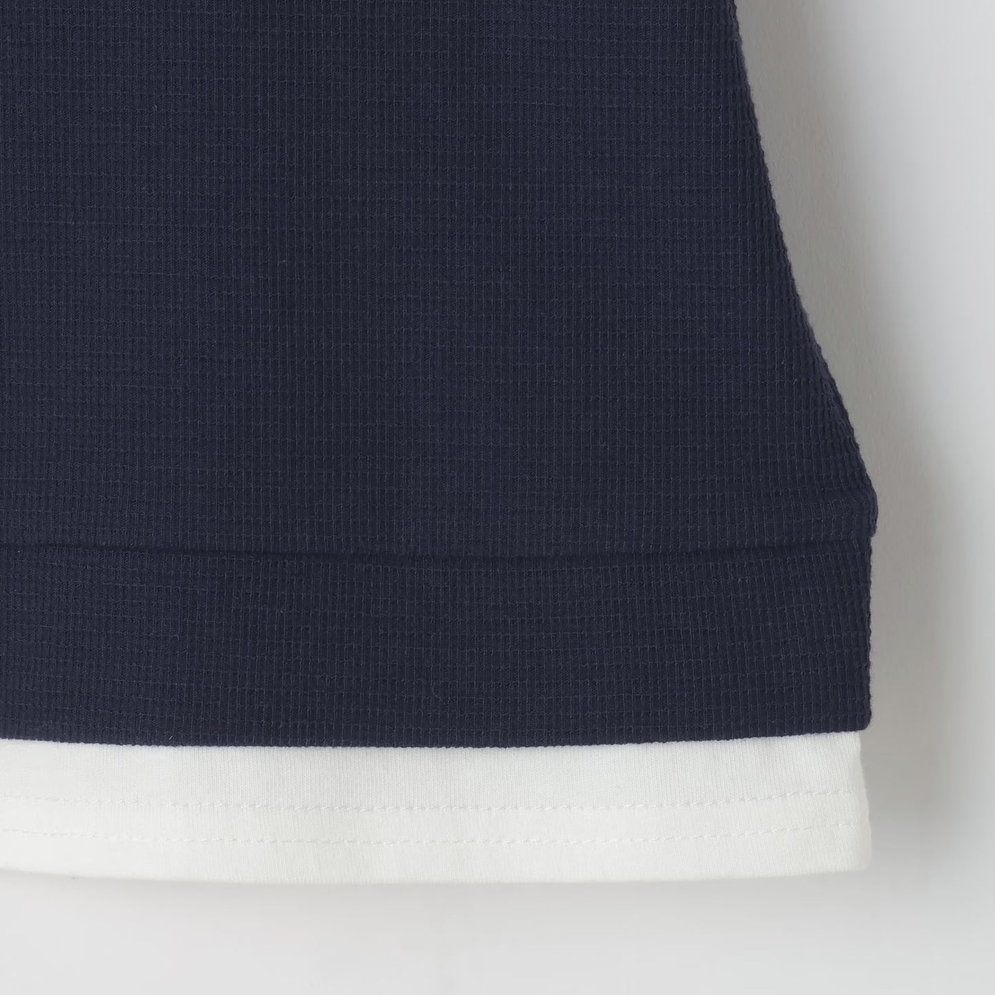 日本童裝 pe#main 接觸冷感 假兩件上衣及短褲套裝 80-130cm 男童款 夏季 TOPS PANTS