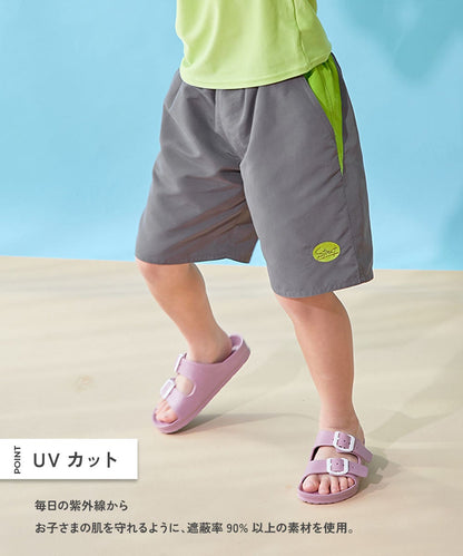 日本童裝 dev!rock 防UV 沙灘短褲 100-160cm 男童款 夏季 PANTS 夏日玩水泳衣特輯