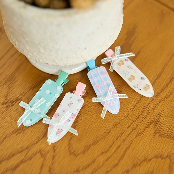 日本直送 Lycee mine 絲帶髮夾2件套 手飾/髮飾系列