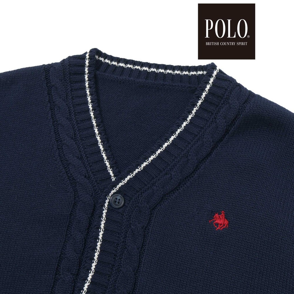 日本童裝  SLAP SLIP x POLO BCS 針織外套 80-130cm 男童款 秋季 OUTERWEAR 面試/宴會/表演