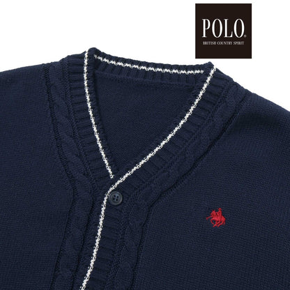 日本童裝  SLAP SLIP x POLO BCS 針織外套 80-130cm 男童款 秋季 OUTERWEAR 面試/宴會/表演