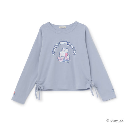 日本童裝 Ly# mine x Lovely MongMong 印花上衣 100-140cm 女童款 秋季 TOPS