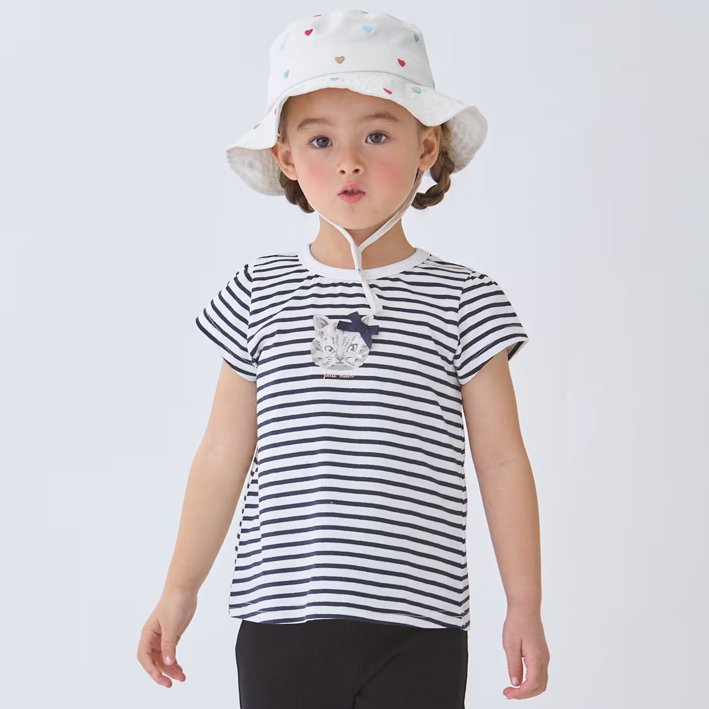 日本童裝 pe#main 各款圖案短袖上衣 80-130cm 女童款 夏季 TOPS