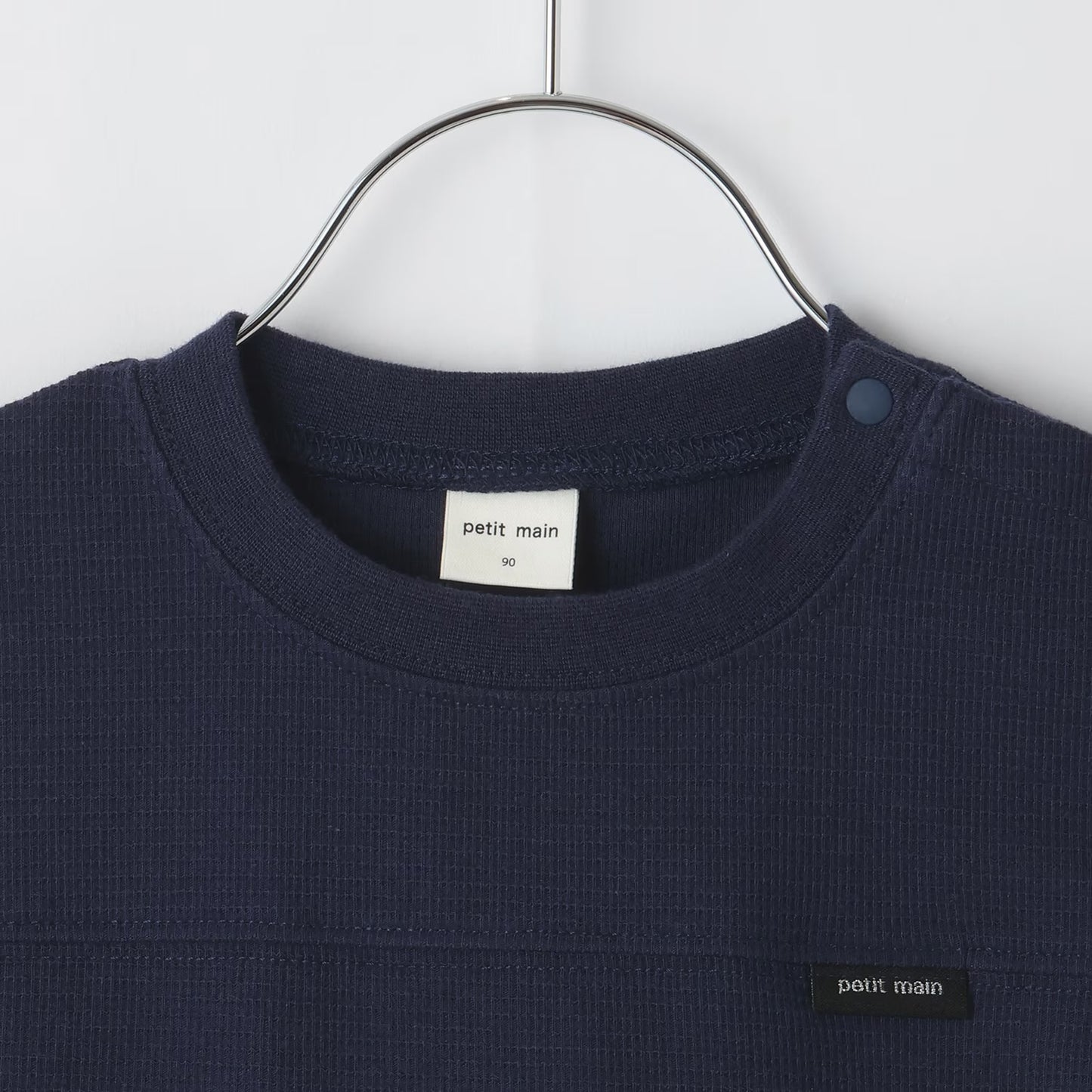 日本童裝 pe#main 接觸冷感 假兩件上衣及短褲套裝 80-130cm 男童款 夏季 TOPS PANTS
