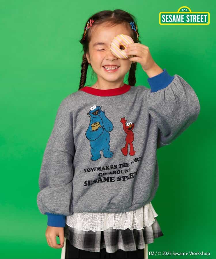日本童裝 BREEZE x Sesame Street 衛衣 80-140cm 男童款/女童款 冬季 TOPS