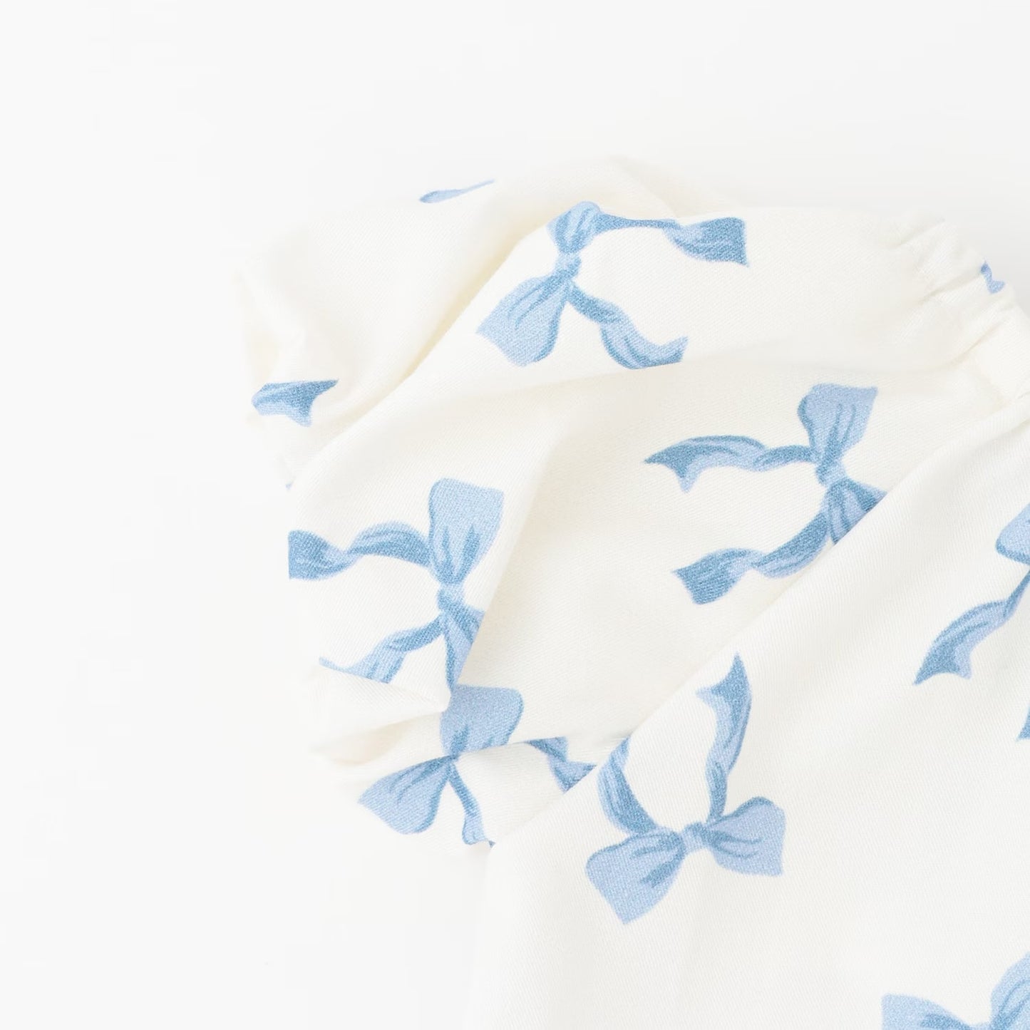 日本童裝 pe#main 蝴蝶結印花兩件套裝 70-80cm 女童款 初生嬰兒 夏季 TOPS PANTS