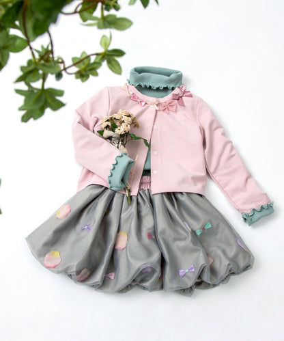 日本童裝 panpantutu 蝴蝶結外套 80-150cm 女童款 夏季 OUTERWEAR