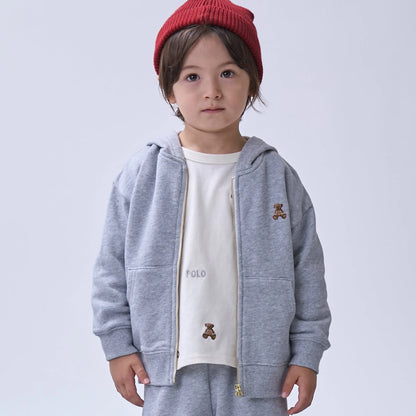 日本童裝 pe#main x【POLO BCS】衛衣外套 80-130cm 男童款/女童款 秋季 OUTERWEAR 聖誕紅/新年紅