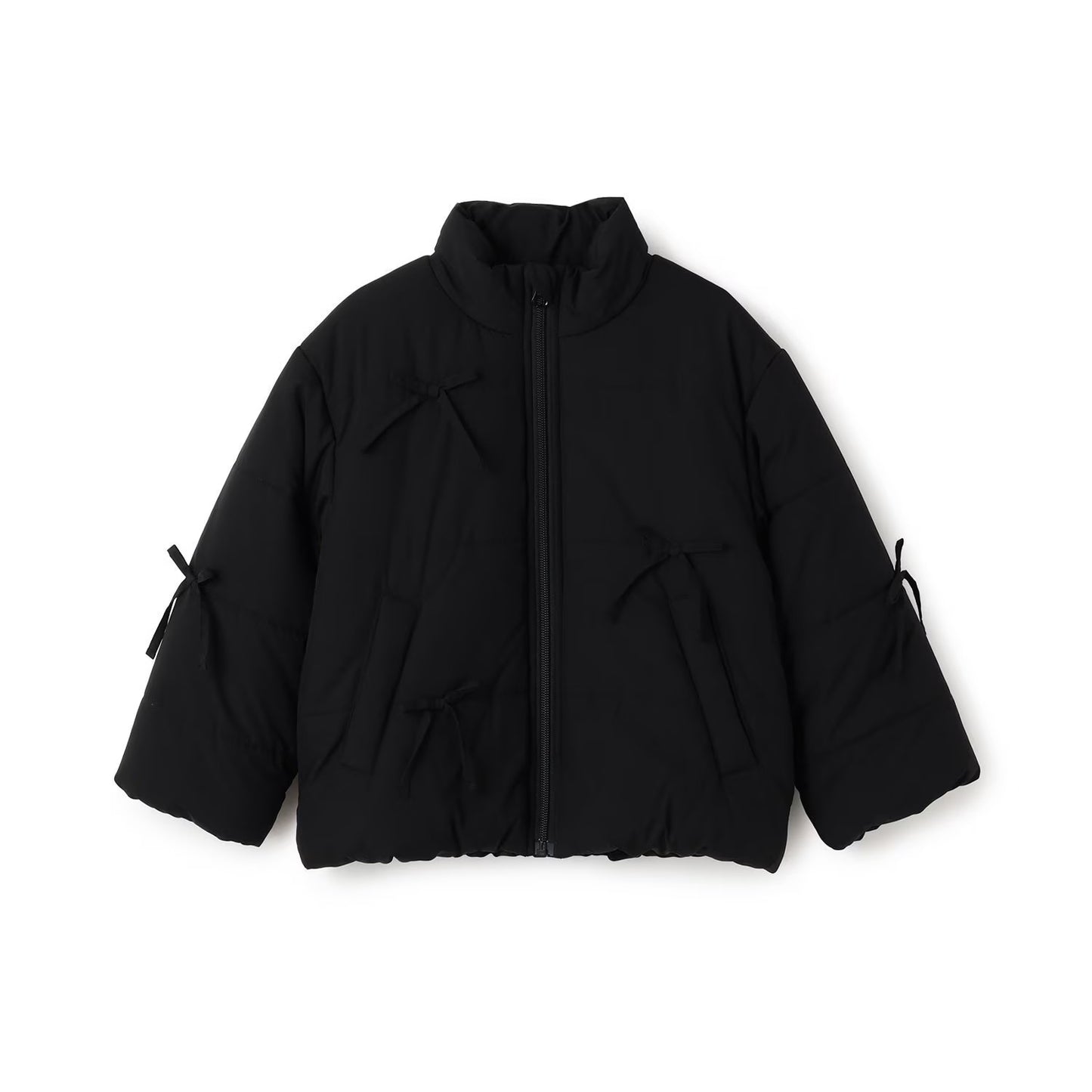 日本童裝 Ly# mine 蝴蝶結夾棉外套 100-150cm 女童款 冬季 (適合寒冷天氣、溫度低天氣）OUTERWEAR