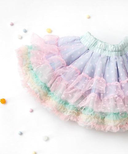 Japanese children's clothing panpantutu candy tutu skirt 70-140cm girls' newborn baby summer SKIRTS 
