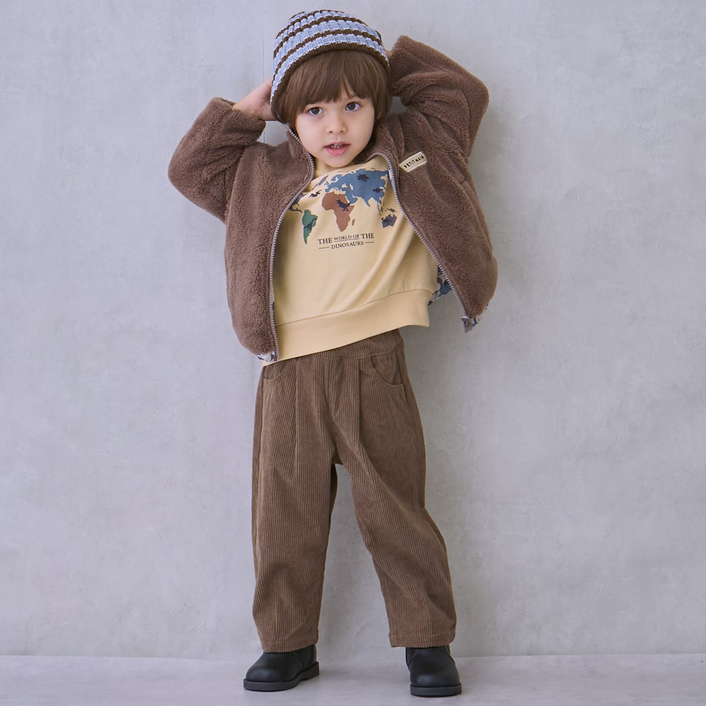 日本童裝 pe#main 燈花絨長褲 80-130cm 男童款 冬季 PANTS