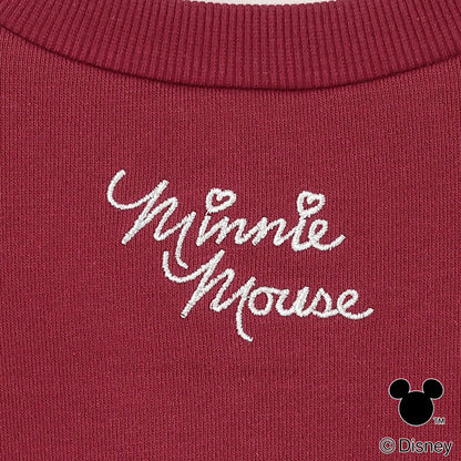 日本童裝 pe#main x Disney 毛毛圖案衛衣 80-130cm 男童款/女童款 冬季 TOPS 聖誕紅/新年紅