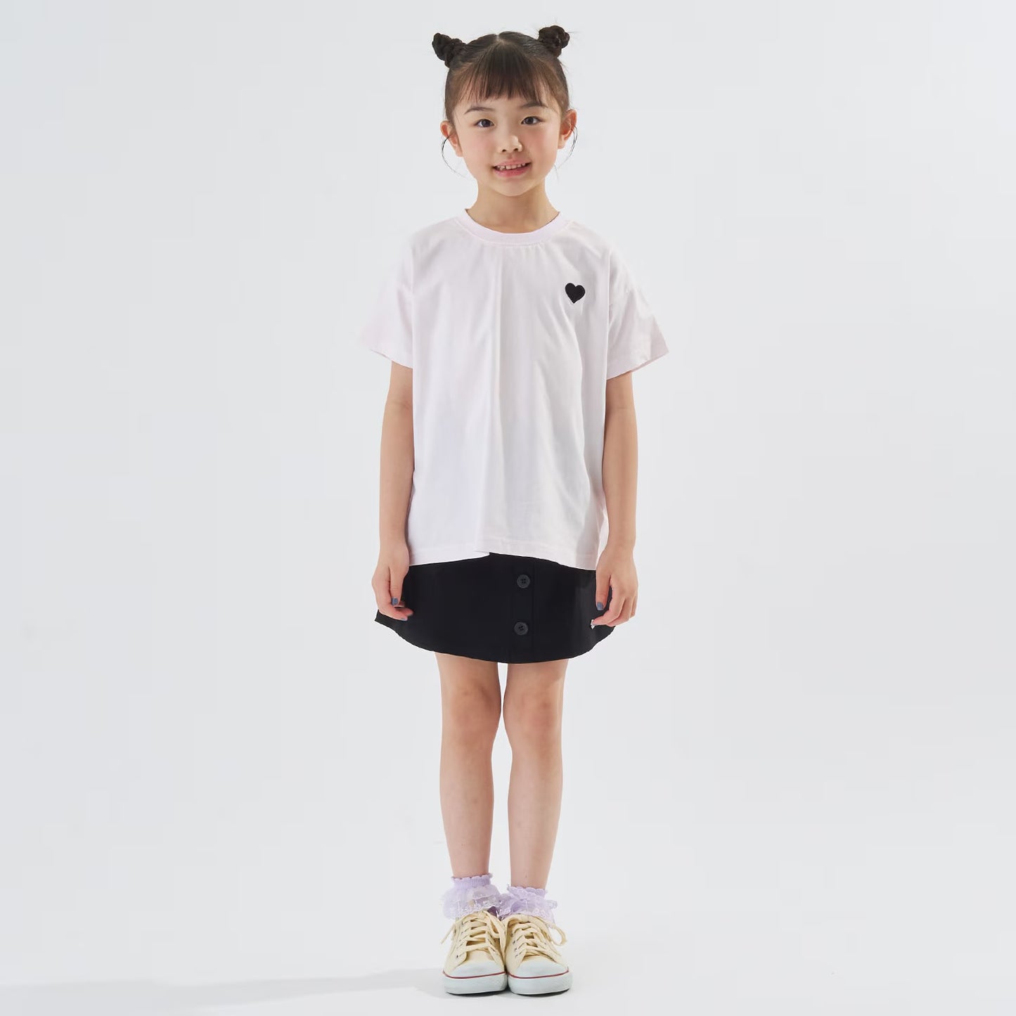 日本童裝 Ly# mine 心型口袋裙褲 100-140cm 女童款 夏季 PANTS