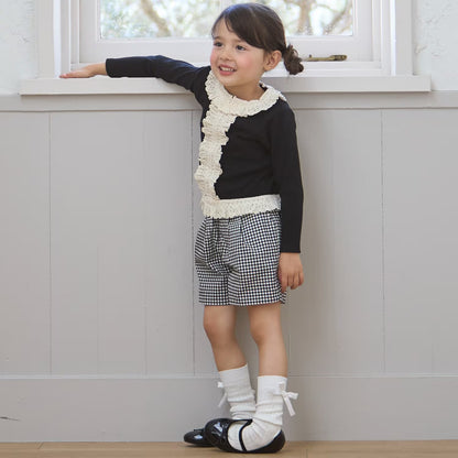 日本童裝 pe#main 背面蝴蝶結短褲 80-130cm 女童款 夏季 PANTS