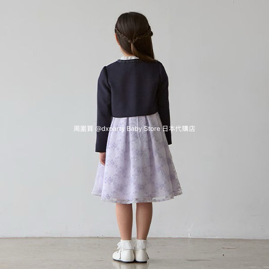 Japanese children's clothing pe#main dress two-piece suit 110-130cm girls summer dress outerwear interview / banquet / performance 