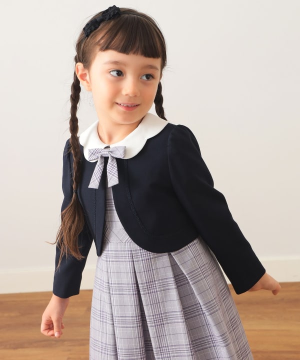 日本童裝 BEAMS mini 禮服兩件套裝 110-130cm 女童款 冬季 OUTERWEAR DRESSES 面試/宴會/表演